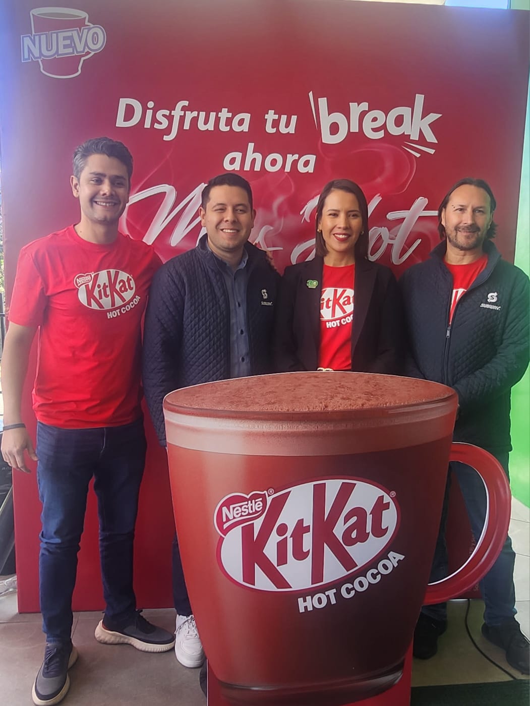 Subway Guatemala presenta el Hot Cocoa KitKat: una bebida que viene para quedarse